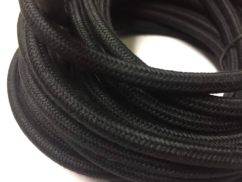 さ*e様 50s cottonwhipcord Round Cotton Covered Cord - 18/2 Antique Style Cloth